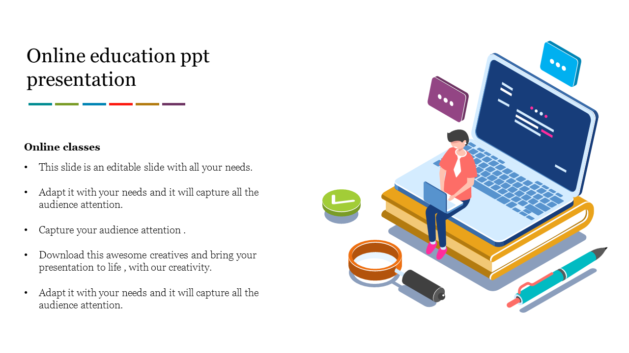 online education ppt presentation slideshare